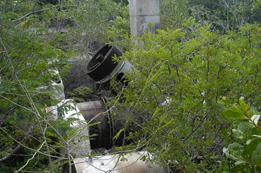 Diamond Crystal abandoned plant long island bahamas